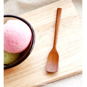 대추나무 천연 옻칠 아이스크림 스푼 (요구르트 스푼)